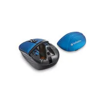 Verbatim 70705 Wireless Mini Mouse - Travel Commuter, Blue