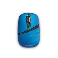 Verbatim 70705 Wireless Mini Mouse - Travel Commuter, Blue