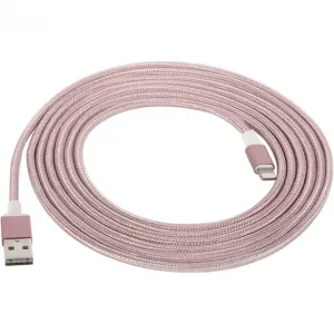 Griffin GC43433 Usb To Lightning Cable Premium 5ft In Rose Gold