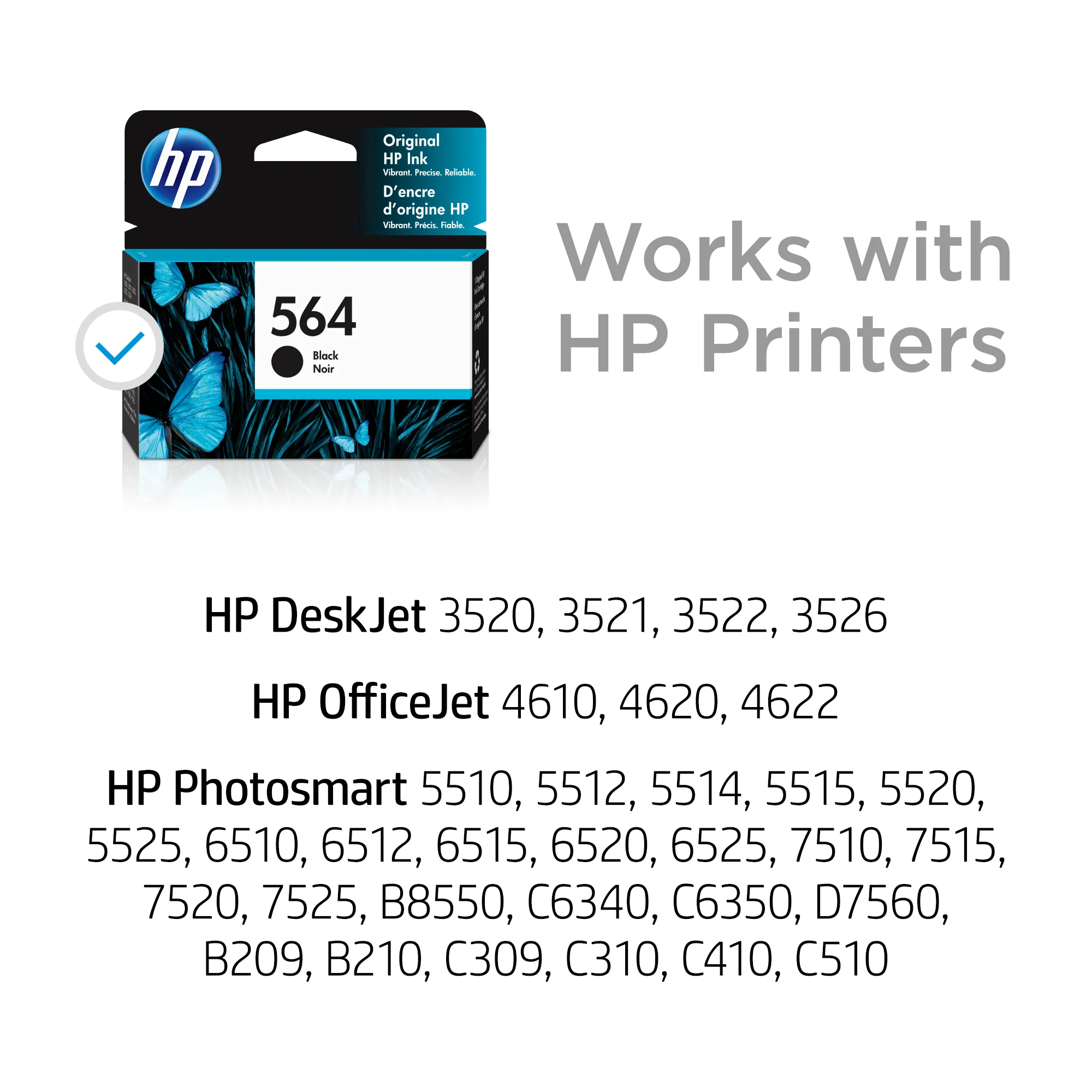 Original Hp HEW CB316WN Hp 564 (cb316wn) Ink Cartridge - Inkjet - 250 