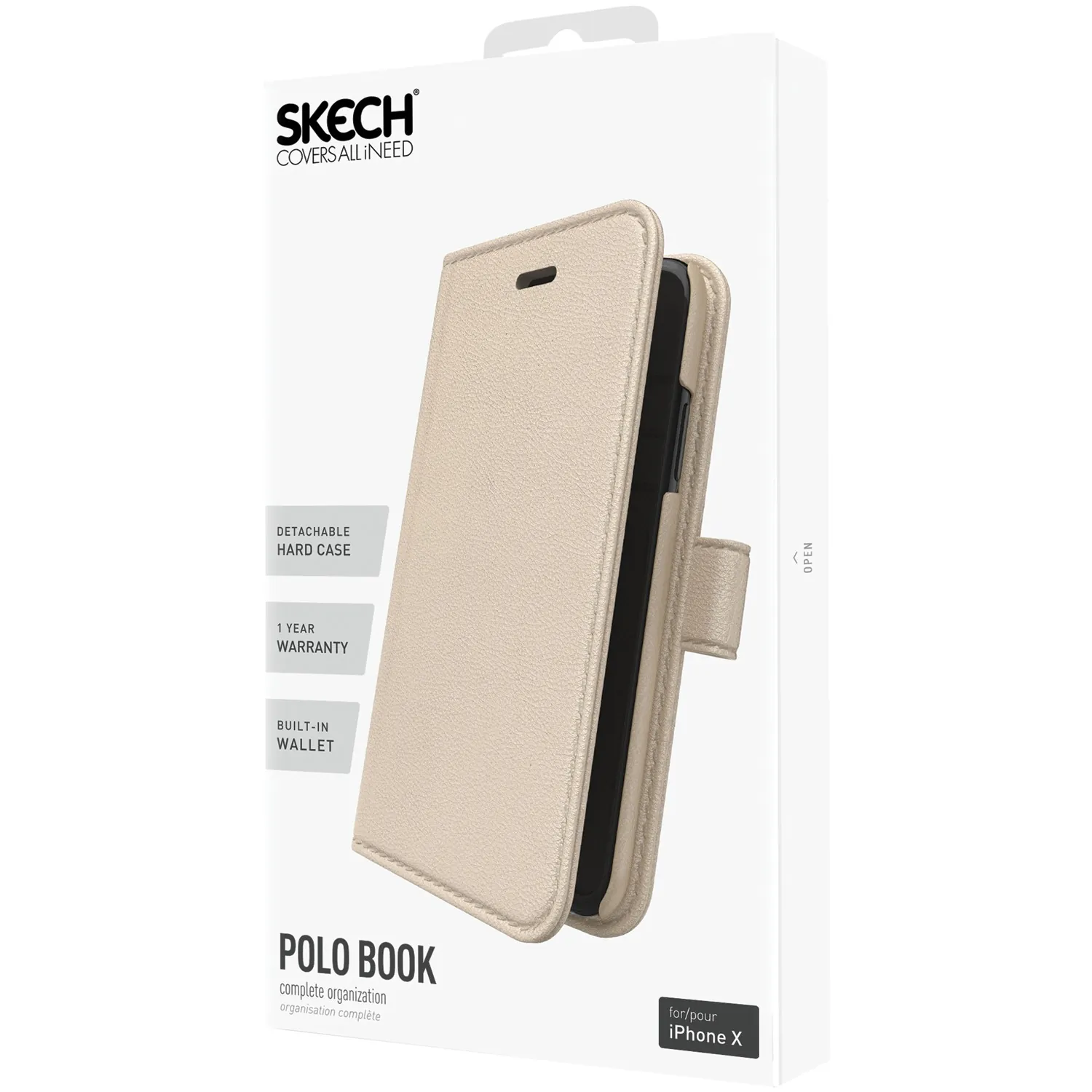 Skech SK61-PB-CHP Polo Book For Iphone Xs+ Chp