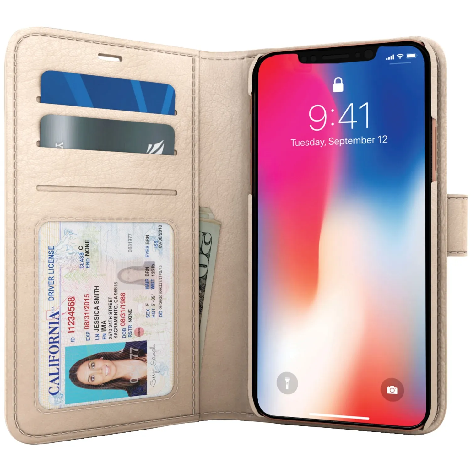 Skech SK61-PB-CHP Polo Book For Iphone Xs+ Chp