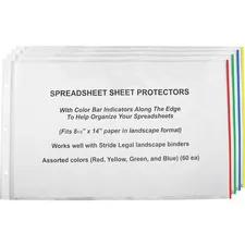 Stride STW 61300 Easyfit Semi-clear Landscape Sheet Protectors - 20 X 