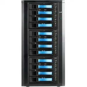 Istar DAGE1240BL-3MS Usa 12-bay 3.5in Minisa Tower Black