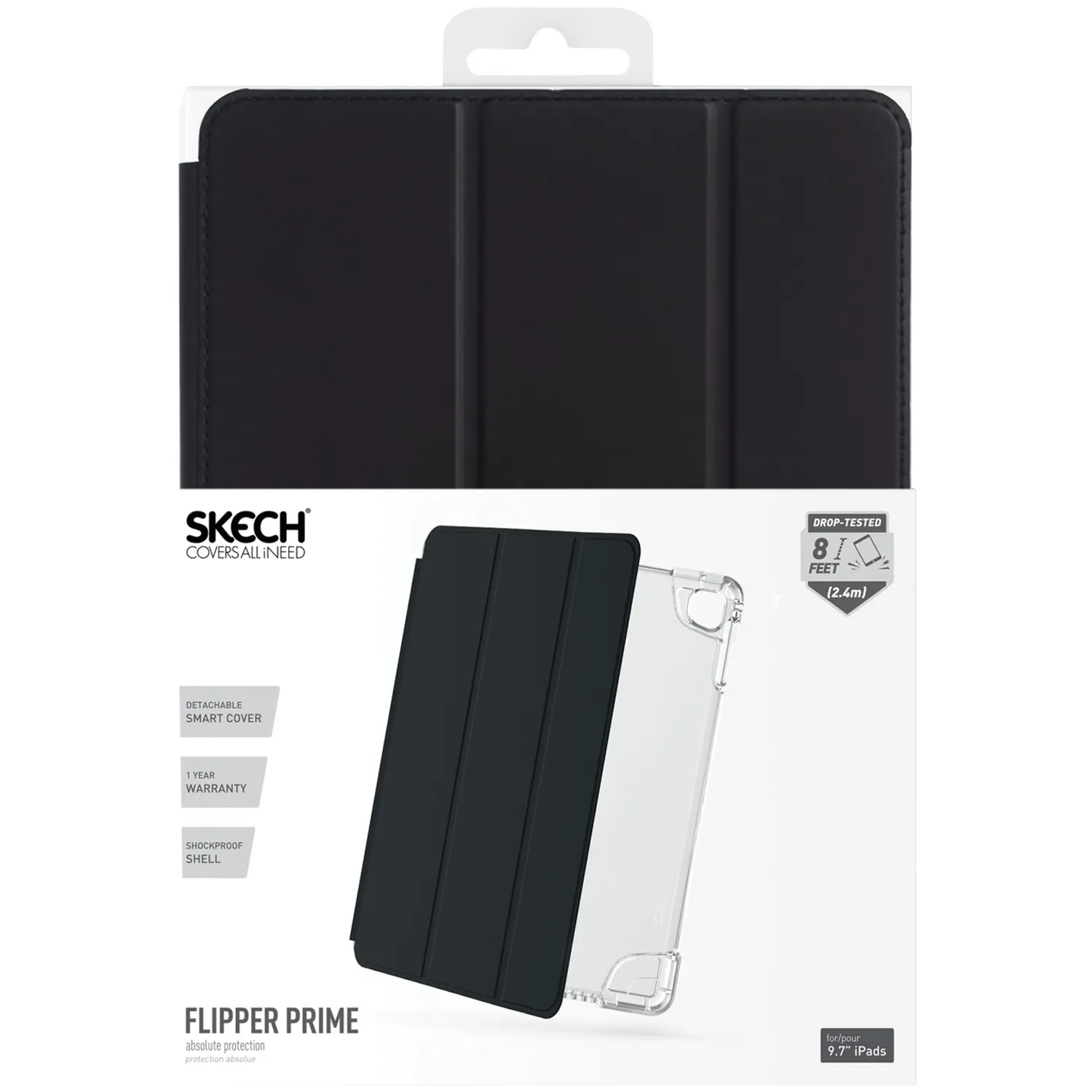 Skech SK43-FLP-BLK Transparent Protective