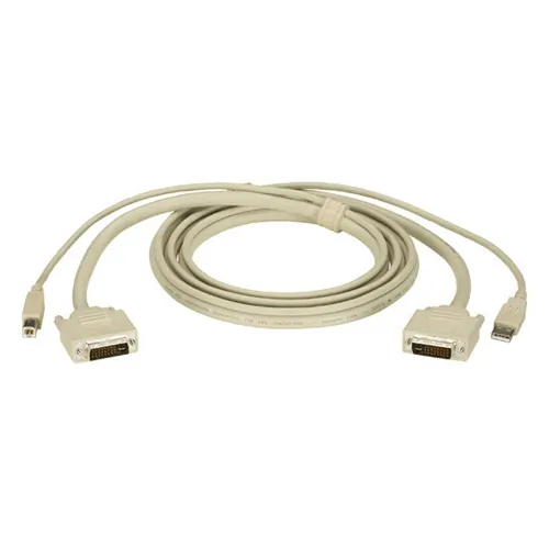 Black EHN900024U-0006 6-foot Dvi Cable For High-quality Video Connecti