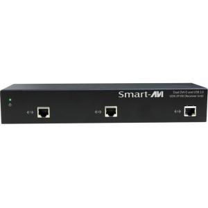 Smartavi UDX-2PRX Dual Dvi-d And Usb 2.0 Cat6 Stp Extender