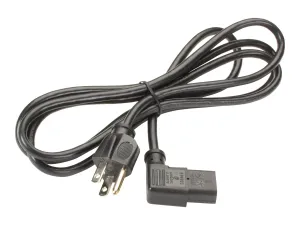 Black EPXR13 North American Pcmonitor Power Cord Nema 5-15p To Iec-603