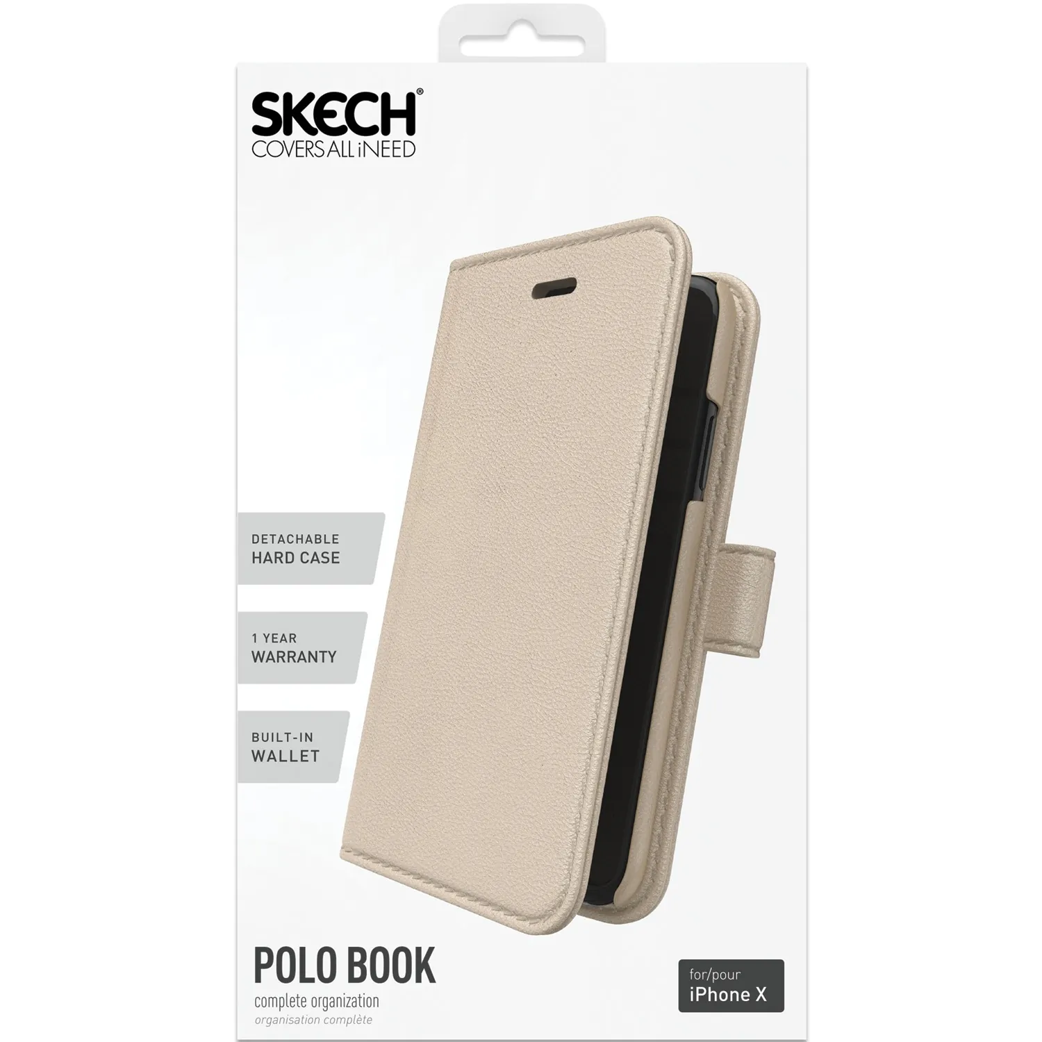 Skech SK41-PB-CHP Polo Book For Iphone Xsx Chp