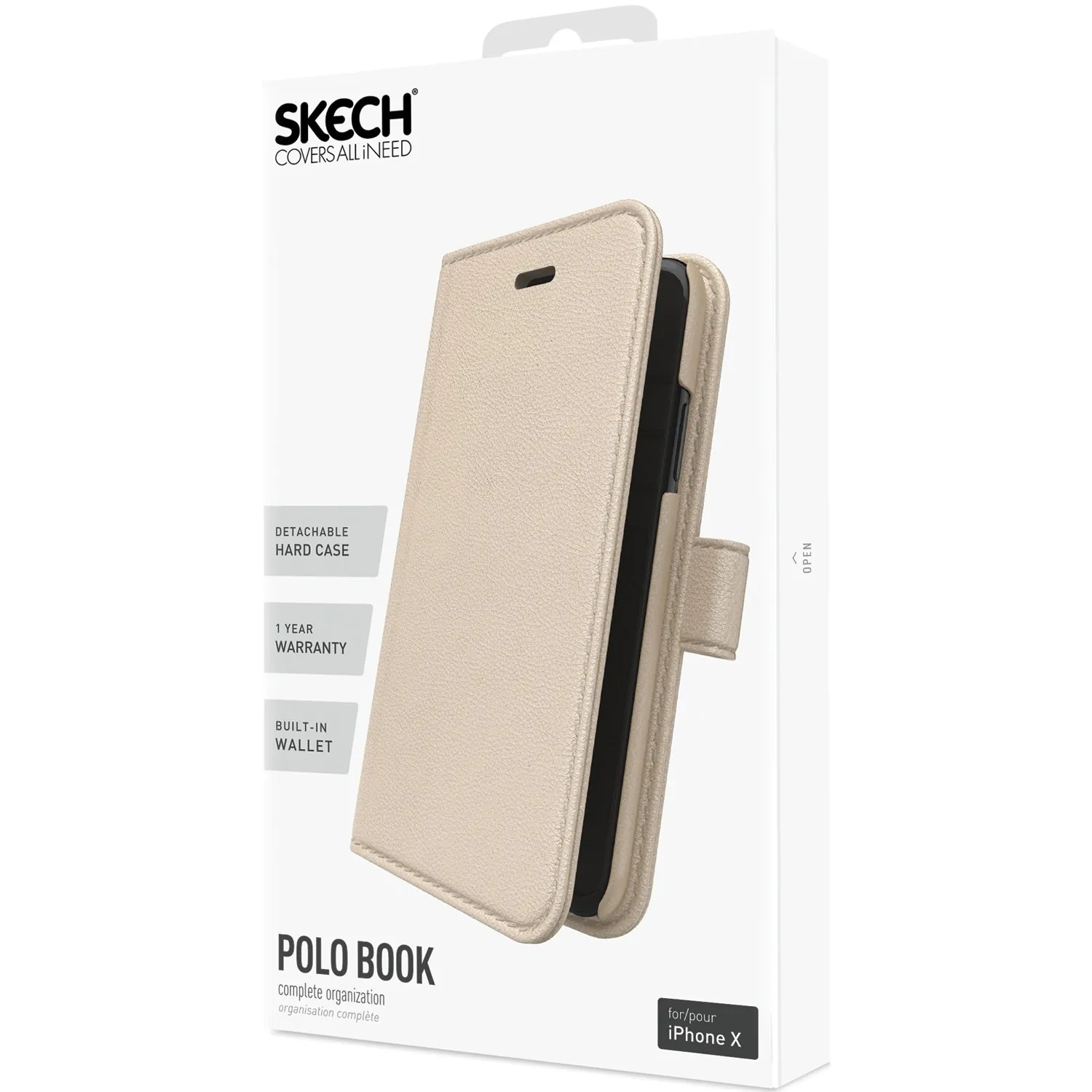 Skech SK41-PB-CHP Polo Book For Iphone Xsx Chp