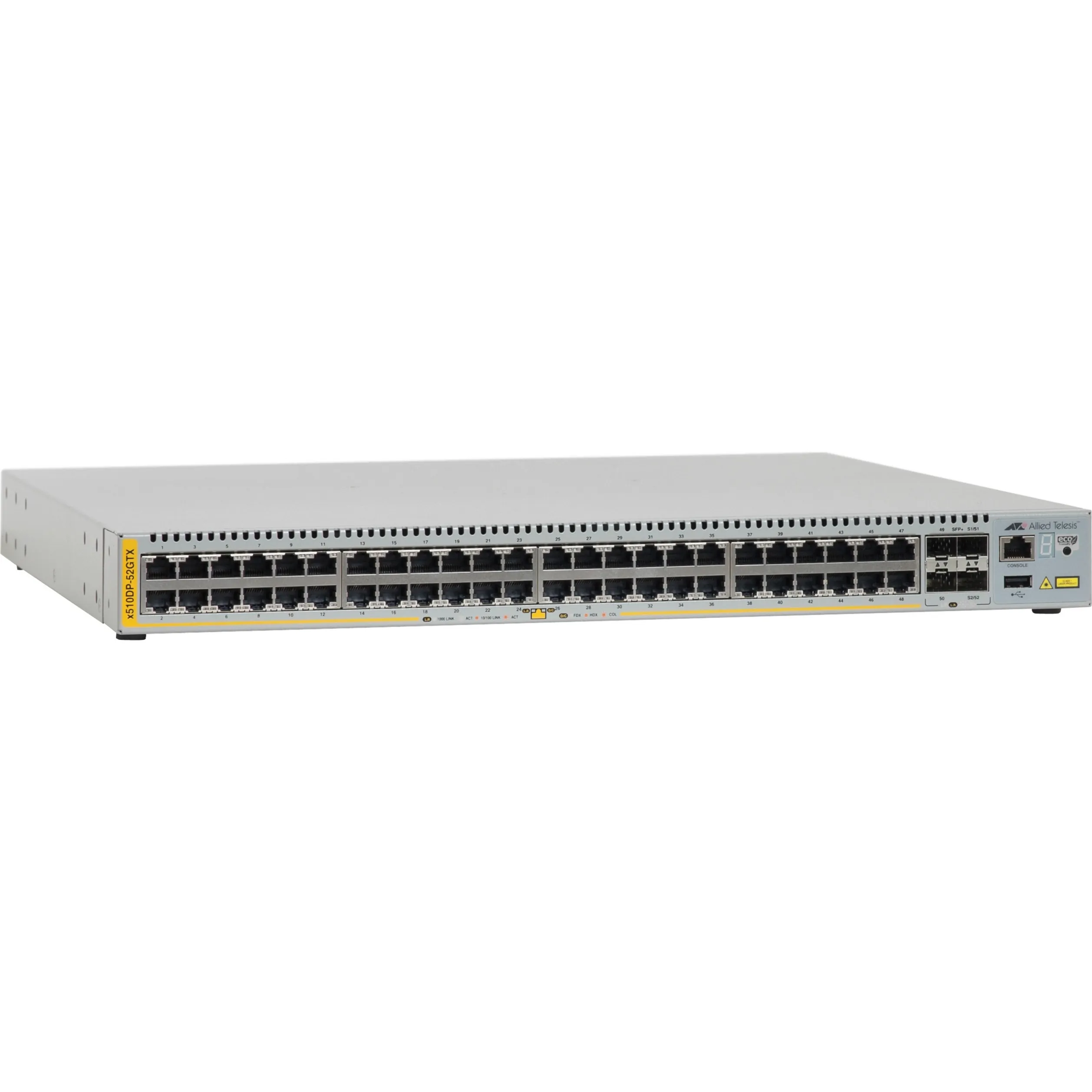 Allied AT-X510DP-52GTX 48 Port 101001000t Gigabit Stackable Gigabit To