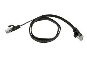 Monoprice 9546 Cat5e Flat  Patch Cable_ 2ft Black