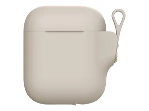 Moshi PEBBO AirPods Case - Stylish Beige Protective Cover