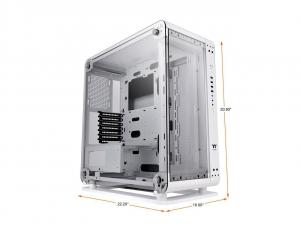 Thermaltake CA-1V2-00M6WN-00 Core P6 Tg Snow Transformable Atx Case