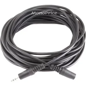 Monoprice 650 Stereo Plugjack Mf Cable - Black 25ft