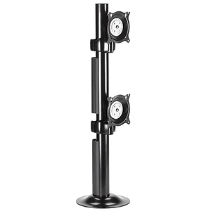 KTG230B | Chief Vertical Dual Array Grommet Mount - Black