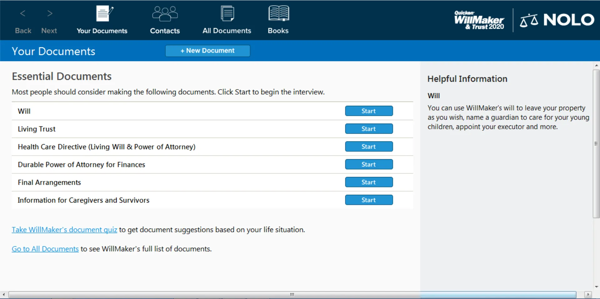 Individual QW2020WIN Quicken Willmaker  Trust 2020 Pc Esd