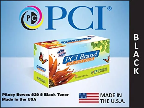 Pci 529-5-PCI Pitney Bowes 529-5 Black Toner 3.5k