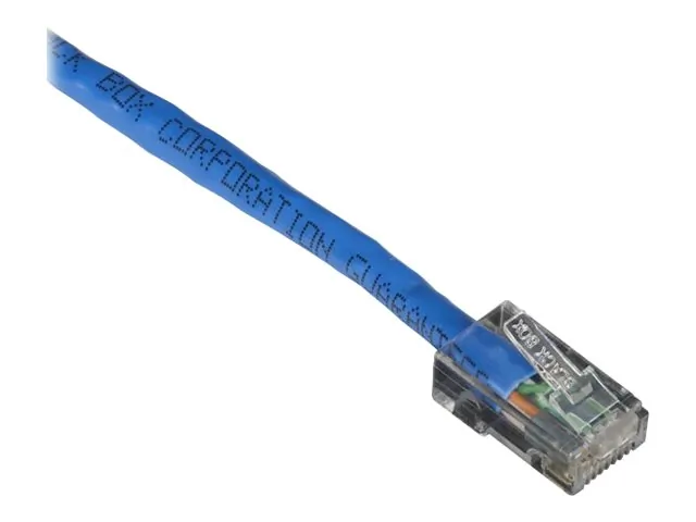 Black EVNSL621-0004-25PAK Cat6 Basic Con Blue 4ft 550-mhz Patch Ca