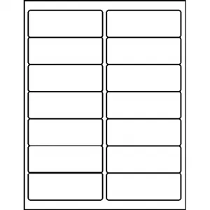 Maco ML1400 1 13 X 4 Laserinkjet White Address Labels (14 Labelssheet)