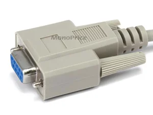 460 | Monoprice 1FT AT Modem DB9F to DB25M Molded Cable