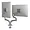 K1D230S | Chief K1 Dual Display Desk Mount with 3-Arm System