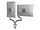 K1D230S | Chief K1 Dual Display Desk Mount with 3-Arm System
