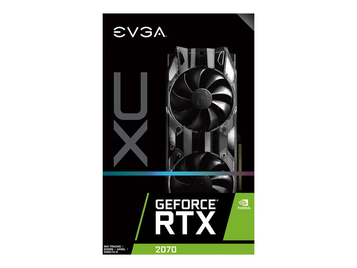 Evga 08G-P4-2171-KR Vcx 08g-p4-2171-kr Geforce Rtx 2070 Xc Black Gamin