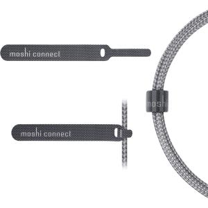 Moshi 99MO084212 Ballistic Nylon Braiding And Aluminum Housing. Suppor