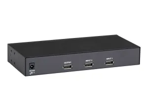 Black AVSW-DP2X1 2x1 Displayport Switch