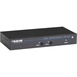 Black AVSW-DP2X1 2x1 Displayport Switch