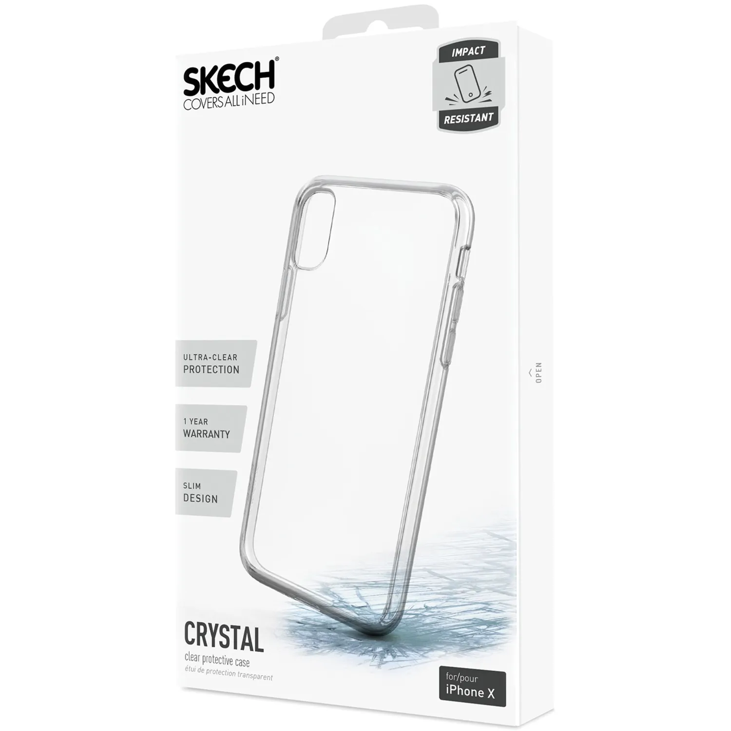 Skech SK41-CRY-CLR Crystal For Iphone Xsx Clear