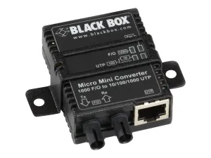 Black LMC400-WALL Micro Mini Media Converter