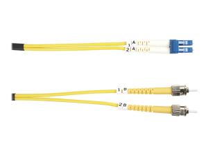 Black FOSM-010M-STLC Black Box Fiber Optic Duplex Patch Network Cable 