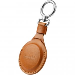 Moshi 99MO095754 Airtag Key Ring - Caramel Brown