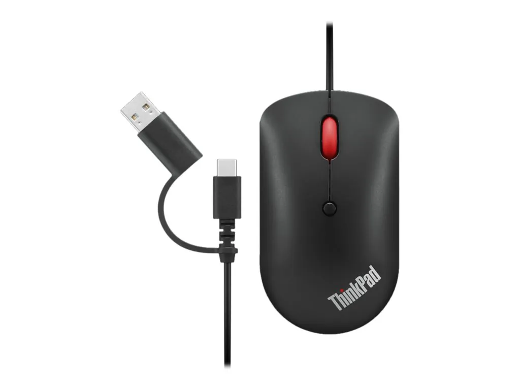 Lenovo 4Y51D20850 Compact Usb-c Wireless Mouse - Ergonomic Design