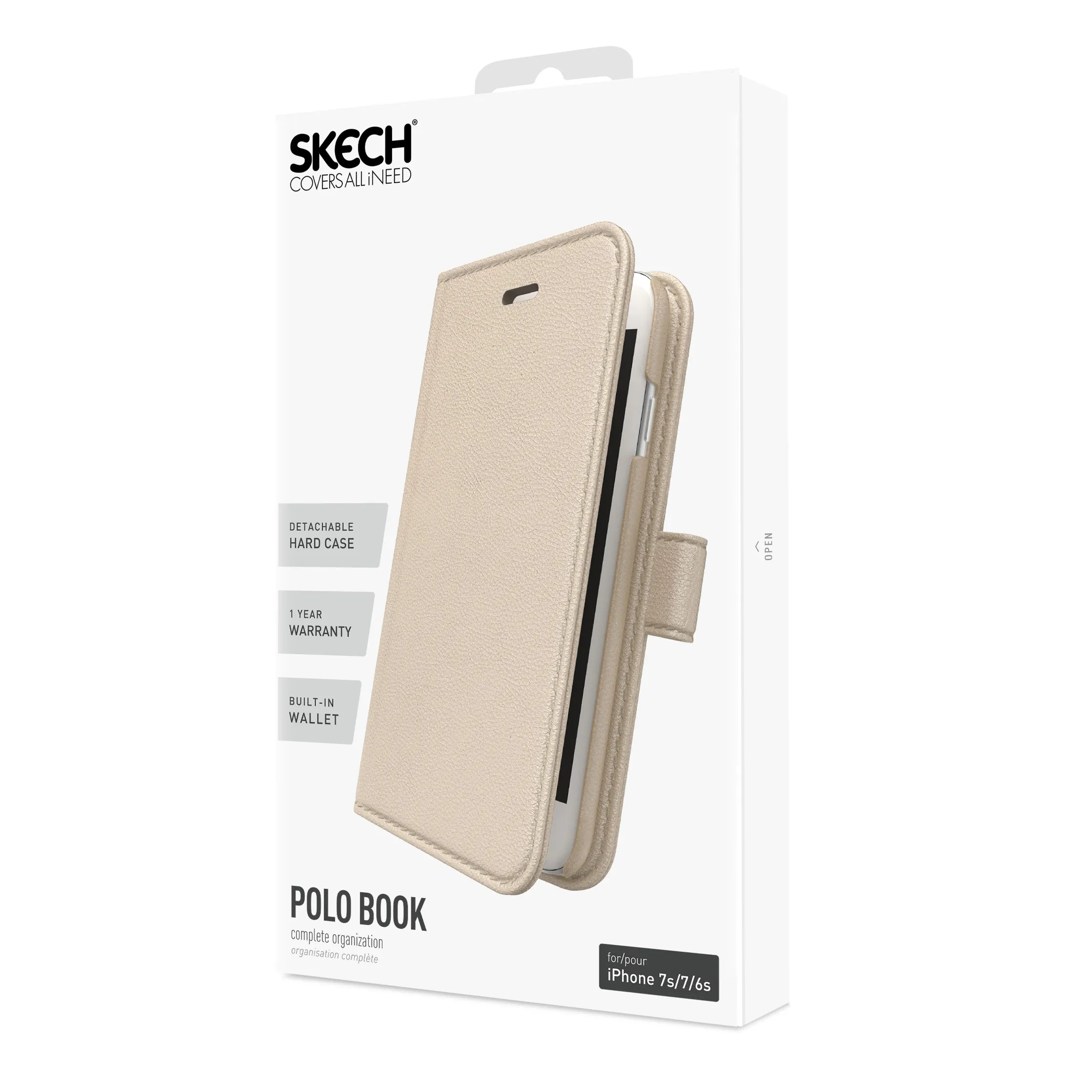 Skech SK29-PB-CHP Detachable Hard Case Gold Polo