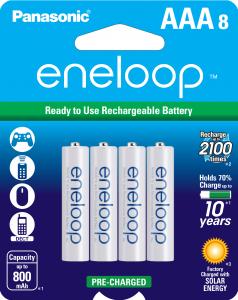 Panasonic RA27063 (r) Bk-4mcca8ba Eneloop(r) Rechargeable Batteries (a