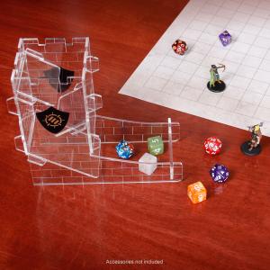 Generic ENTTADT100CLWS Dice Tower Tray For Tabletop Rpg Games