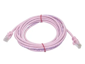 Monoprice 11240 Flexboot Cat5e 24awg  Cable_ 10ft Pink