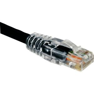 Weltron 90-C5ECB-BK-002 2ft Cat 5e Black Rj45 Snagless Network Patch C