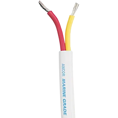 Ancor 123910 82 Awg Safety Duplex Flat Cable - Redyellow - 100'