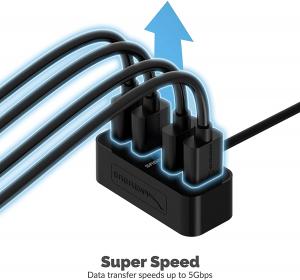 Sabrent HB-MNCB 4port Usb-c To Usb 3.0 Mini