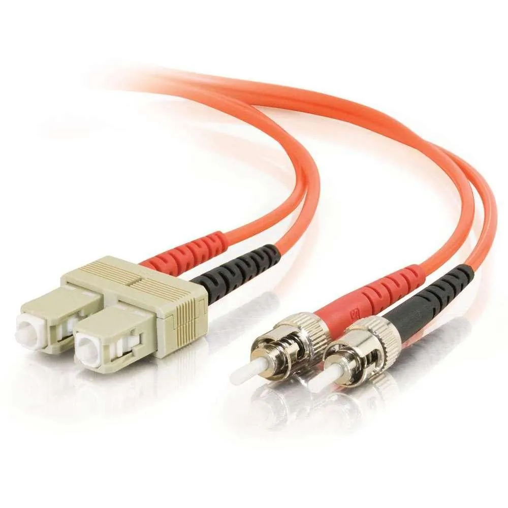 C2g 11158 Sc-st 62.5125 Om1 Duplex Multimode Fiber Optic Cable (taa Co