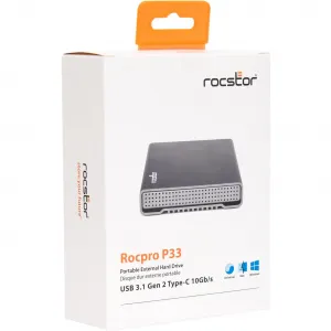 Rocstor GP3610-01 1tb Rocpro P33 Ssd Usb 3.03.1