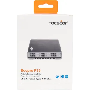 Rocstor GP3610-01 1tb Rocpro P33 Ssd Usb 3.03.1