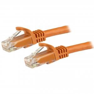 Startech N6PATC3MOR .com 3m Orange Cat6  Cat 6 Snagless Patch Cable