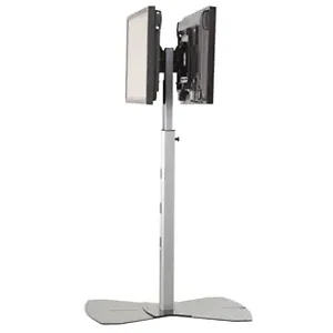PF2US | Chief PF2-US Dual Display Floor Stand - Silver