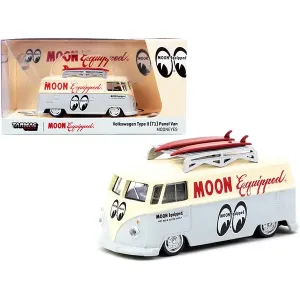 Schuco T64S-005-ME1 Volkswagen Type Ii (t1) Panel Van Cream And Gray W