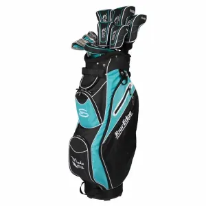 Tour SJSRGL11.B Moda Silk Womens Golf Set-black-lt Blue-rh